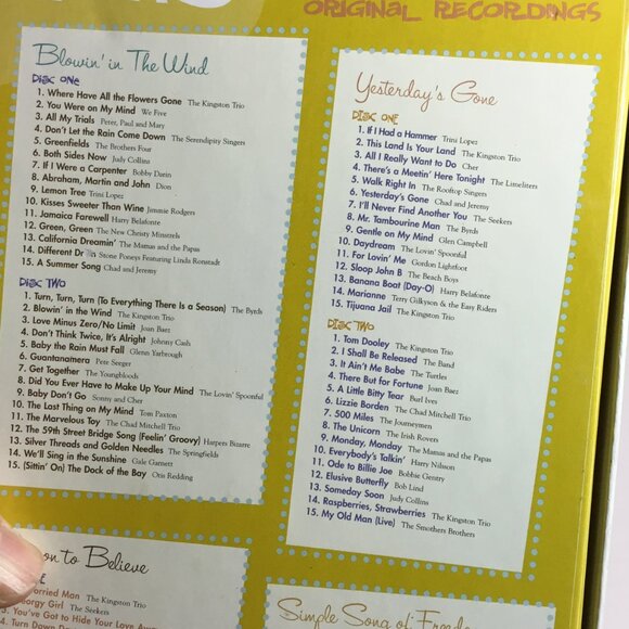 Time Life The Folk Years box set Singers And Songwriters Collection sixties CDs - Picture 4 of 9